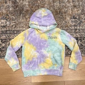 Abercrombie Kids Tie-Dye Hooded Sweatshirt Pullover Hoodie Size 11/12